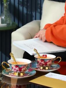 High-end European Afternoon Tea Set Bone China