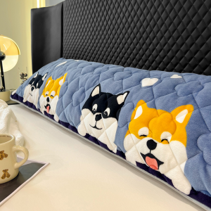 Túi Đựng Gối Dài Bằng Vải Nhung Coral Cotton Lót Lông Cừu Sữa Đơn Cho Cặp Đôi Mùa Đông Ấm Áp Túi Đựng Gối Dài Hình Chữ Nhật