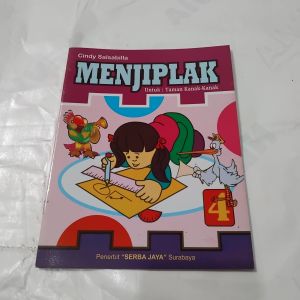 Buku Aktivitas Anak Belajar Menjiplak Gambar untuk Paud TK - SJ