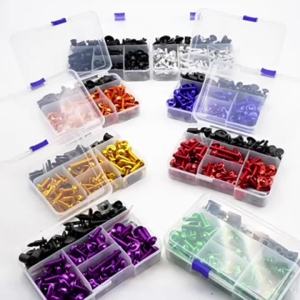 195pcs Motorcycle Fairing Bolts Body Screws Nuts For CFMOTO 675NK 675sr 675sr-r 675 SR SR-R NK Kit Aluminum CNC Fasteners Clips
