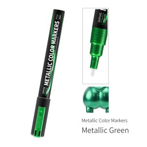 DSPIAE MKA Super Metallic Marker Brush Pen Environment-friendly Water-based Soft Head Pink Orange Red Blue Green Sliver Gold