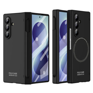 szhaiyu | For Samsung Galaxy Z Fold 8 Ultra Fold 7 6 5 With S Pen Slot For Magsafe Hinge Case 360° Full Protection Screen Glass Cover
