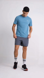 Gen Active Kaos Olahraga Pria Dry Fit Baju Sport Cowok Running Training Gym Fitness Padel