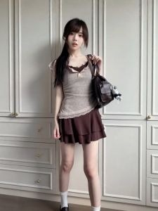 CHANGTONG | Retro Unique Aesthetic Two-Piece Dress Set
