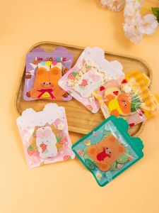 Ziplock Bag Cookies Aesthetic Waterproof Zipper Bag Aksesoris Mini Plastik Klip Packing Serbaguna Anti Air