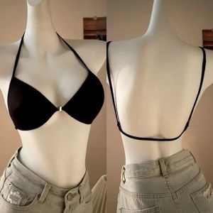 Bra 030 Bra / BH Kancing Depan Backless motif Tally cup kecil Busa tipis
