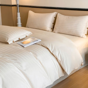 Spring and Summer Tribute Satin Pure Cotton Duvet Cover One-Piece 60S Long-Staple Cotton Single Student Dormitory 150 X200x230 100% Cotton Quilt Cover