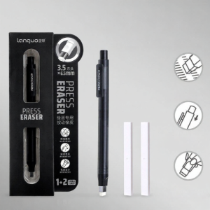 deli | Push-out Core Dustless Line Erasing Pencil-shaped Eraser