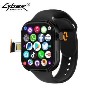 2025 New VP50 VP99 Smart Watch 4G Android 5G LTE Sim Card GPS WIFI AI Voice assitance NEW Smartwatch Rotary Camera 128GB 256GB