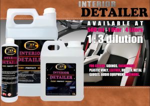 MAC INTERIOR DETAILER CAR UPHOLSTERY CLEANER FABRIC CLEANER LEATHER CLEANER CAR INTERIOR CARE