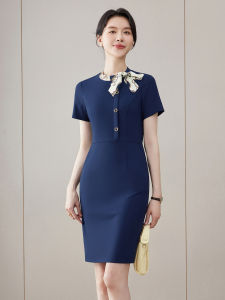 XINYU | Short Sleeve Professional Dress Fashionable and Stylish Waist-accentuating Work Uniform