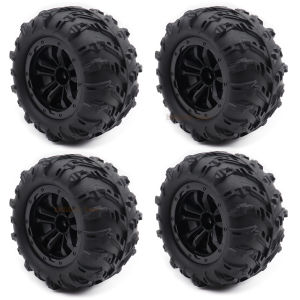 4PCS/lot 12mm Hex Monster Truck Wheel Tires for SCY 16101 Pro 16102 Pro 1:16 Off Road RC Car Upgrade Parts 6034