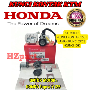 KUNCI KONTAK SET KODE KTM untuk Motor Supra X 125 Presisi Bergaransi Berkualitas Terbaik ASLI 100% .