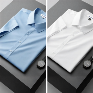 Mark Fairwhale | American Short Sleeve Collar Business Casual Shirt
