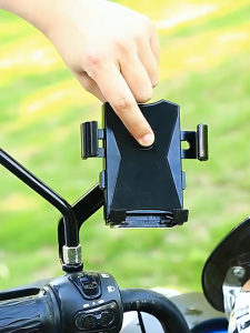 อลูมิเนียมอัลลอยด์ไฟฟ้าไฟฟ้าโทรศัพท์มือถือผู้ถือจักรยานรถจักรยานยนต์โทรศัพท์มือถือผู้ถือนำทางกันกระแทกขี่อุปกรณ์