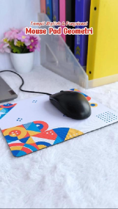 Mousepad GEOMETRI Alas Mouse / Tatakan Mouse Suvenir Gift