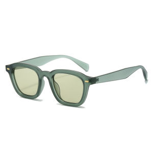 Retro Minimalist Matte Square Sunglasses European and American Style Shades UV Protection Fashion