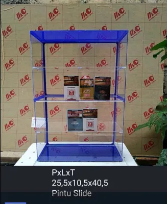 Etalase Akrilik 4 Tingkat