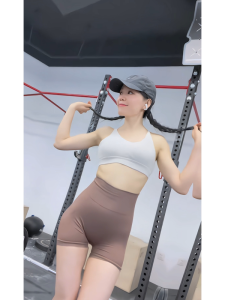 Memory Fiber High Temperature Yoga Pants Contact Phase Change Cooling 0.2cm Muscle Base Fit Womens Five-Quarter Pants