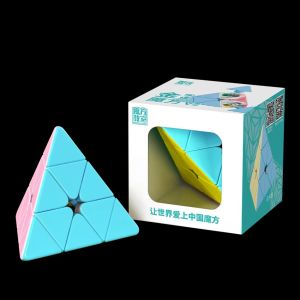 MoYu Meilong Pyraminx V2 3x3x3 Pyramid Magic Cube MoFangJiaoShi 3x3 Carbon Fiber Macaron Cubo stickers Magico Puzzle Cube Gift