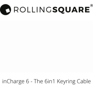 Rolling Square inCharge® 6 - 15W 6in1 keyring cable