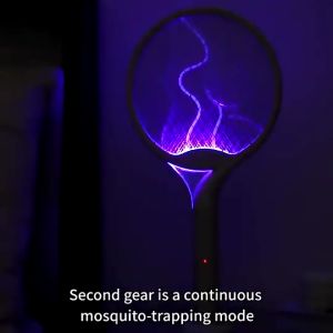 Electric mosquito swatter USB charging mosquito killer suitable for indoor and outdoor quick mosquito swatters in summer