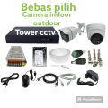 PAKET CCTV COLORVU 5MP 8 CHANNEL 6 KAMERA AUDIO COLORVU 1080P. 