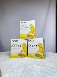 ชาไหมข้าวโพด ชาข้าวโพด 1 กล่องมี 40 ซอง ชาลดบวม ลดไขมัน ไม่มีคาเฟอีน ไม่มีน้ำตาล, ชาลดบวม