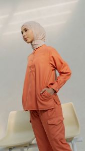 [ Lvin ] Vol III - Baju OKA O Neck Lengan Panjang / Baju Jaga / Baju Celana Jaga Oka