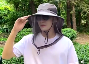 Topi Visor Lipat Anti UV Lebar / Topi Pantai Cadar / Topi Mancing Lebar Anti Matahari / Topi Rimba Cowok