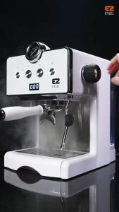 NEW!! เครื่องชงกาแฟ ETZEL รุ่น SN610 แรงดัน 20 บาร์ เครื่องชงกาแฟเอสเพรสโซ่กึ่งอัตโนมัติ Espresso Coffee Machine