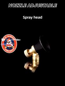 Nozel Sprayer Elektrik Black Siklon | Spuyer Tengki Elektrik Black Siklon Adjustable Automize Bahan Kuningan