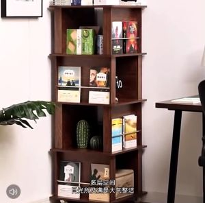 ชั้นหนังสือที่สุด หมุนได้ สำหรับการวางแผน เก็บหนังสือแบบหมู่ ราคาที่น่ารัก