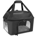 Dog Backpack Breathable Pet Portable Foldable Carrier Bag Travel Airline Approved Transport Bag For Small Dogs And Cats Outgoing. 