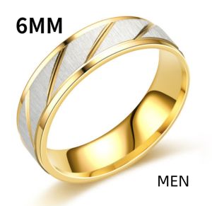 Unique Wave Pattern Couple Rings For Men Women High Quality Stainless Steel Ring Engagement Wedding Rings Jewelry Drop Shipping