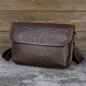 Túi Đeo Vai Da Thật Mềm Thời Trang Thường Ngày Cho Nam Túi Đeo Chéo Bằng Da Bò Lớp Trên Cùng Túi Đeo Vai Mềm Túi Đeo Vai Mềm