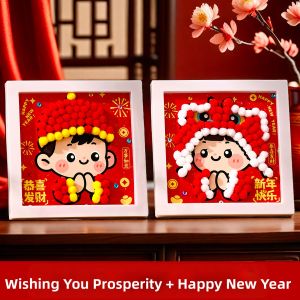 JIFANPAUL | New Year Horse Themed Creative 3D Photo Frame DIY Craft Kit