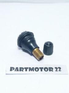 Pentil tubles motor mobil karet pendek pentil tubeless TR 412 (isi 1 pcs)