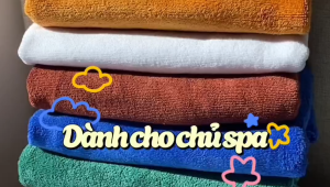 Khăn Lau Tay Khăn Lau Bếp Làm Nail Lau Kính Microfiber Siêu Mềm Siêu Thấm Hút 30x30cm