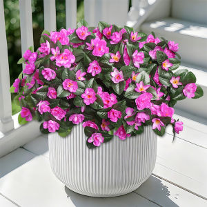 1Pc Silk Azalea Artificial Flowers High Quality Wedding Home Room Table Centre Decor Bridal Bouquets Yard Filler Arrangement
