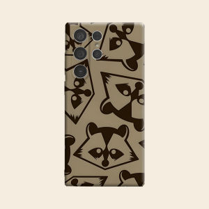 BILIBILI | Raccoon Head Luxury Fashion Full Lens Protective Case for Samsung Galaxy S26 S25 S24 A56 A36 Plus Ultra