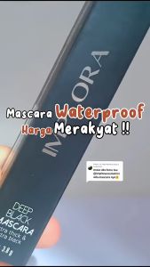 Implora Deep Black Mascara 3.8g / Mascara Waterproof Tahan Lama