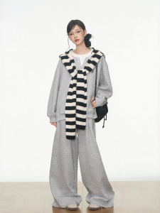 Bộ Áo Hoodie Thoáng Grey Thể Thao