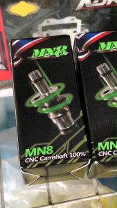 แคมแต่ง PCX125  PCX150 งานพิเศษ CNC แคมแต่ง MN8 แคม CNC แกนราวลิ้น เลือกสเปคตามรายละเอียดบนภาพ