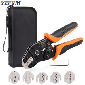 Ratcheting Crimping Tool SN-68B SN Jaw For Dupont JST MOLEX Open BarrelNon-InsulatedTerminals ButtSolar Coax Connectors