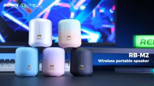 Remax SPK Bluetooth RB-M2 - ลำโพงบลูทูธ 8W กันน้ำ IPX5 คุณภาพเสียง Extra Bass รองรับการเชื่อมต่อ TWS