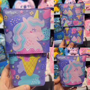 Childrens Schoolbag Girls Backpack Cartoon Purple Unicorn ice cream Kids Bags 14 Inches New Fashion