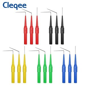 Bộ Dụng Cụ Kiểm Tra Xe Hơi Cleqee P5007 Pro 15 Món 3 Loại Kim Xuyên Dây Đầu Nối 4mm Có Chức Năng Châm Cứu 30V