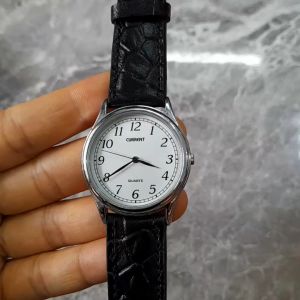 Đồng hồ nam nữ CURRENT mặt tròn dây da sang trọng second hand si nhật- đã qua sử dụng
