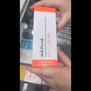 Kem lót Mik@vonk Sun Protect BB Base EN314 giúp chống nắng dưỡng ẩm mờ thâm SPF 50+ từ thảo dược 60ml